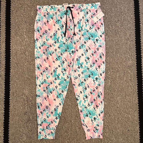 Friends Television Series Womens Sleep Jogger Pant Pockets Soft Size 2XL - NEW! - Picture 1 of 7