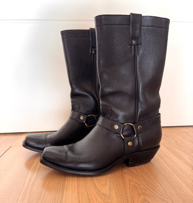 Motorradstiefel Leder Chopper Schuhe Botas Romero Gr. 42 - 43