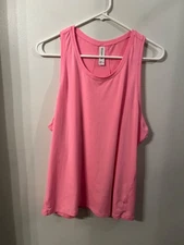 All In Motion Pink Racer Back Tank Top Size XL Fitness Workout Athleisure