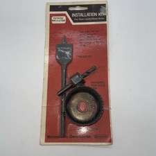 MADE IN USA - Vintage National Lock INSTALLATION KIT / FOR 2 1/8" LOCKSET