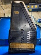 Vintage Autoharp Oscar Schmidt International 36 Strings With Case Damaged