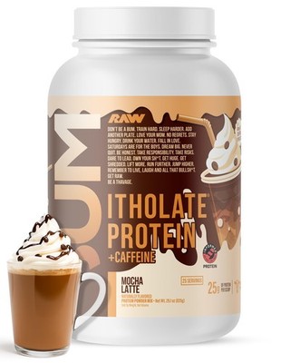 Whey Isolate Protein Powder Mocha Latte 25 Servings Grass Fed RAW CBUM Itholate