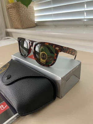 Absolutely Stunning Ray Ban Wayfarer Sunglasses Tortoise Shell Frames RB2140 ✨ - Image 1 of 4