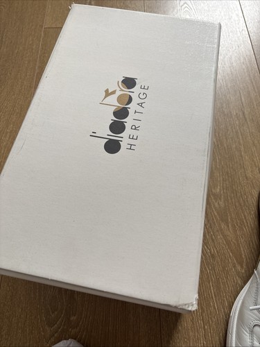 Diadora Borg Elite Premium Trainer White/Gold Size 9 with box. - Picture 7 of 10