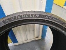 2x 295 25 21 96Y XL MICHELIN PILOT SPORT 4 S PART WORN TYRES 295/25ZR21 7MM