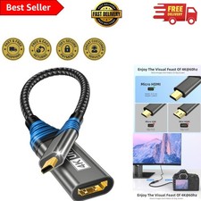Lightweight Micro HDMI to HDMI Adapter for Raspberry Pi and GoPro Devices