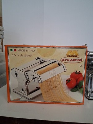 Vintage Marcato Atlas Model 150 Pasta Machine Made In Italy Noodle Maker
