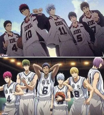 Banpresto Kuroko no Basket Deluxe Clear Poster Set Seirin Generation Miracles