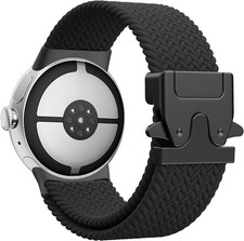 Braided Strap Compatible with Google Pixel Watch 3 45mm Breathable Nylon