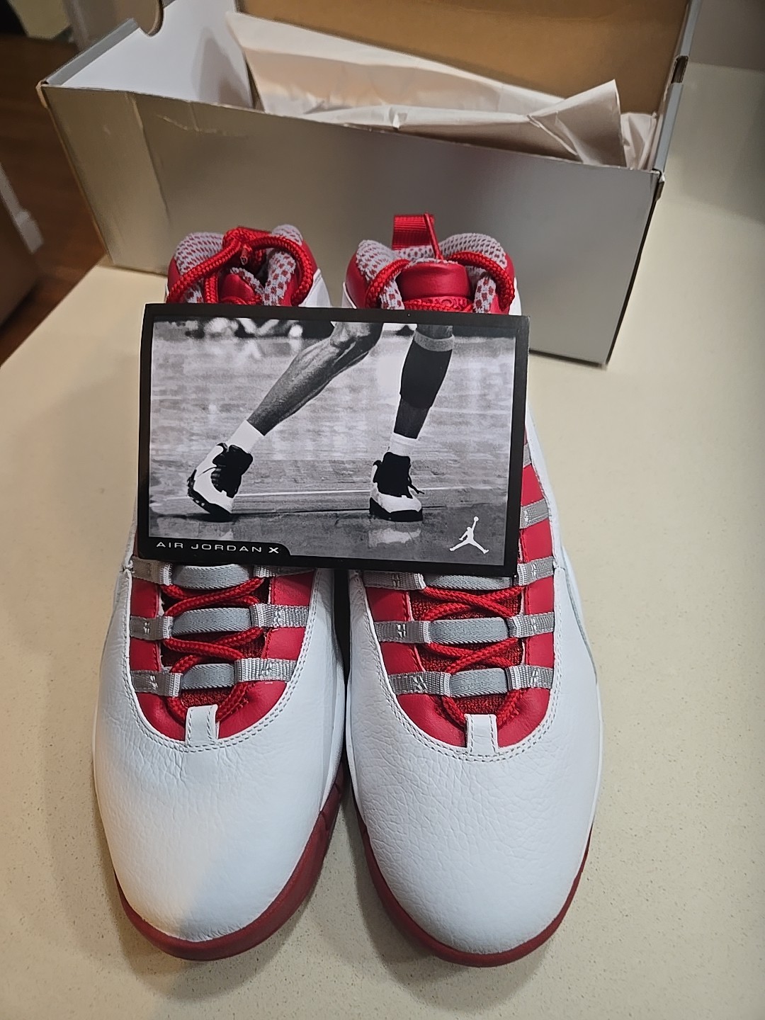 Size 13 -Air Jordan 10 Retro 2005 Red Steel 2005 BRAND NEW IN BOX 100% WEARABLE  thumbnail 16