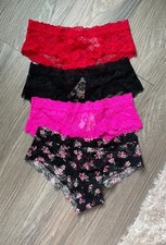 Victoria's Secret Lace Cheeky Panty Size M - Lot of 4   