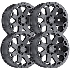 Set Of 4 Black Rhino Warlord 17x8 5x4.5 35mm Gunmetal Wheels Rims 17 Inch Set Of 4 Black Rhino Warlord 17x8 5x4.5 35mm Gunmetal Wheels Rims 17 Inch