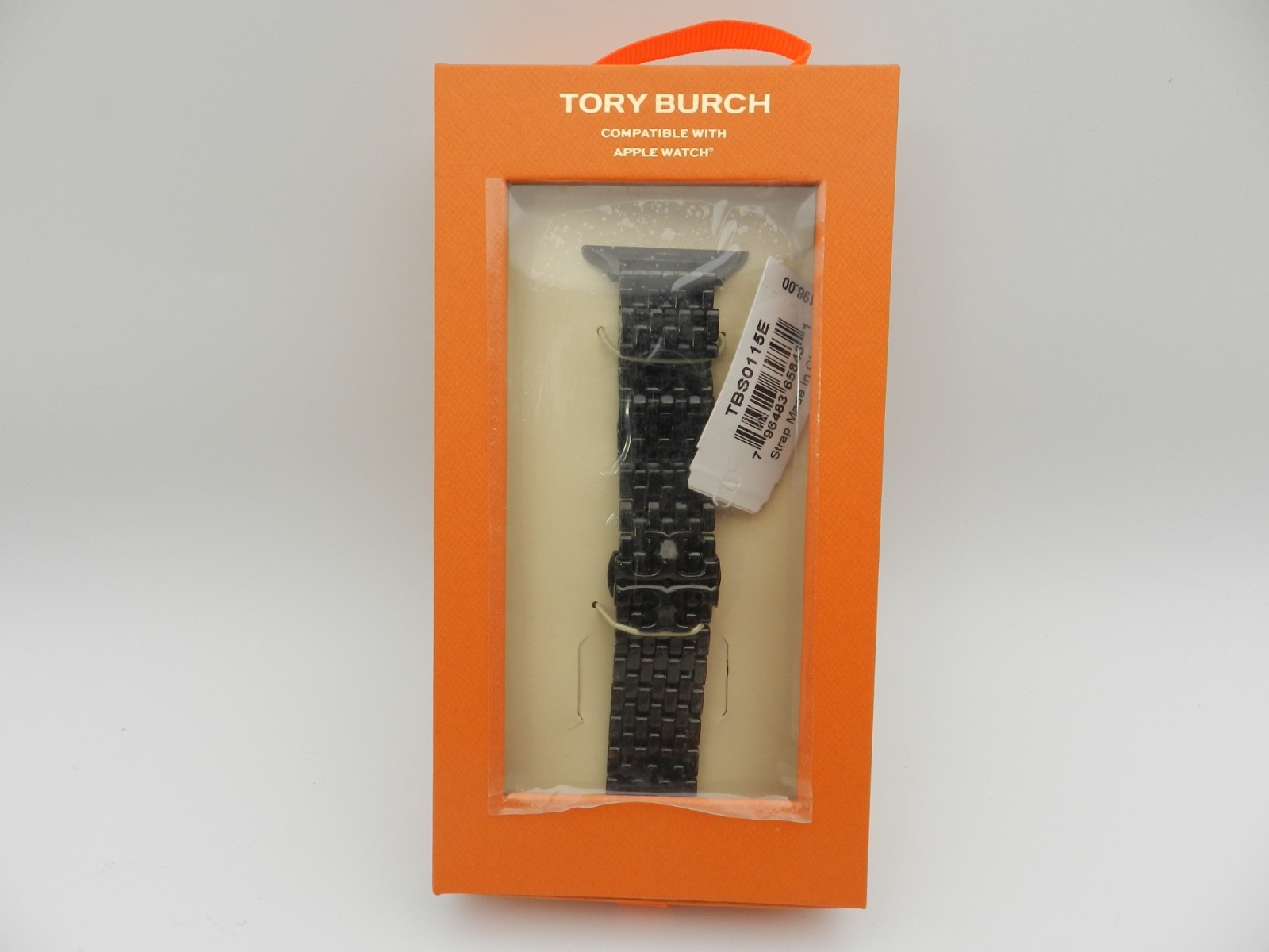 Tory Burch Women's The Eleanor Black-Tone Stainless Steel Bracelet 38-45mm