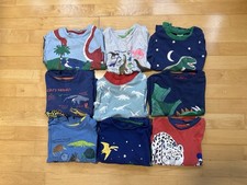 Lot of 9 Mini Boden Boys Long Sleeve T Shirts Size 4-5
