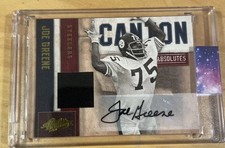2010 Panini Absolute - Canton Absolutes Joe Greene #14 Game Worn Patch Auto /50