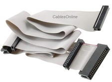 CablesOnline 24-inch Universal Floppy Drive Ribbon Cable for 24 inches, Gold 