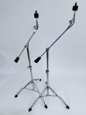 Pair of Tama '80s Titan Weighted Boom Stands - model 6894, red label