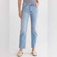 Rag & Bone Hattie Mid-Rise Full Length Jeans Light Wash