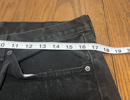 Jeans Levi's 505 regular gamba dritta fit uomo 34x30 denim nero (34x29,5*) - Foto 4 di 9