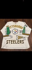 Pittsburgh Steelers NFL Mens Shirt Vintage Team Rated XL Made In USA 