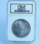 1880 P Morgan SILVER DOLLAR Toning 90% NGC Certified MS 64 Estate NR