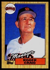 1987 Topps #193 Roger Craig - EX