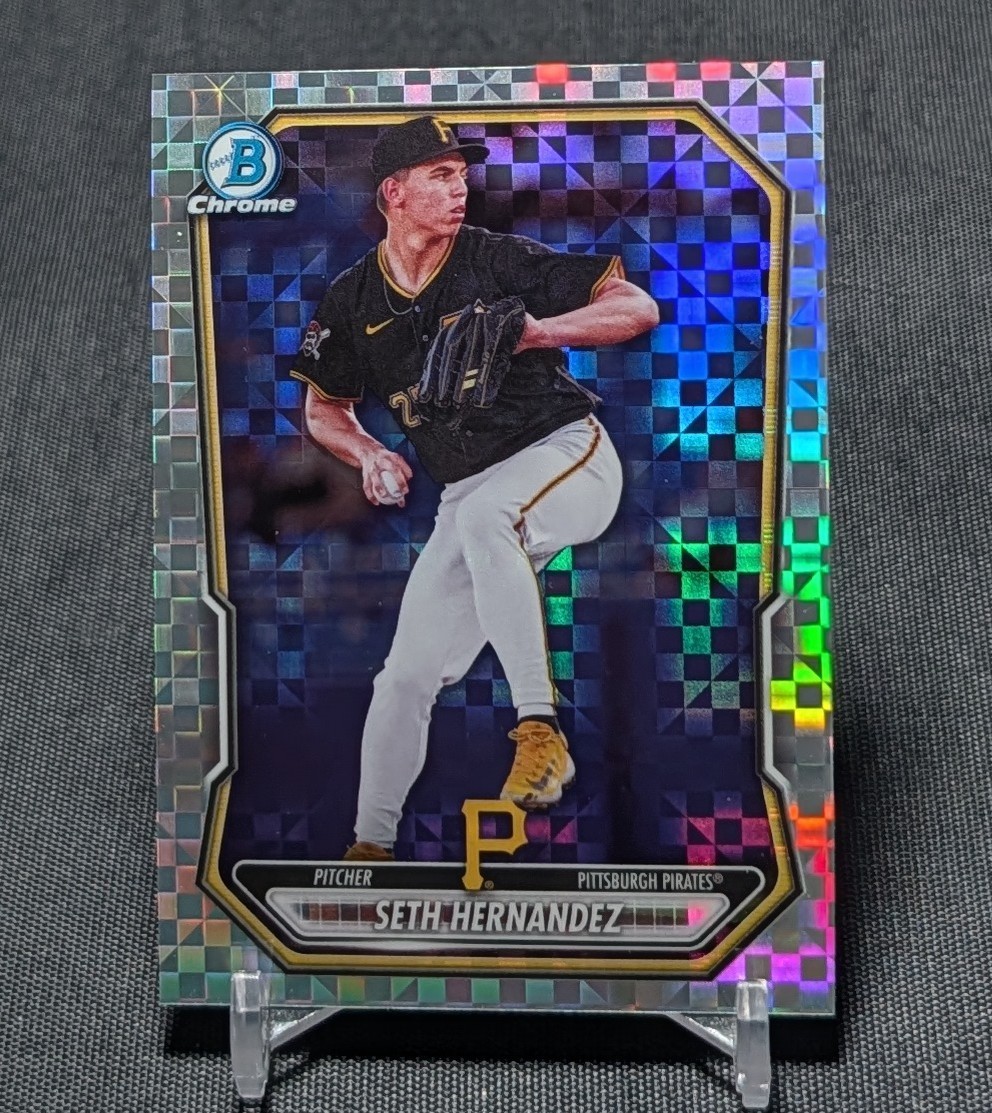 Seth Hernandez X-Fractor Refractor Rookie RC 2026 Bowman Chrome #BCP-238 Pirates