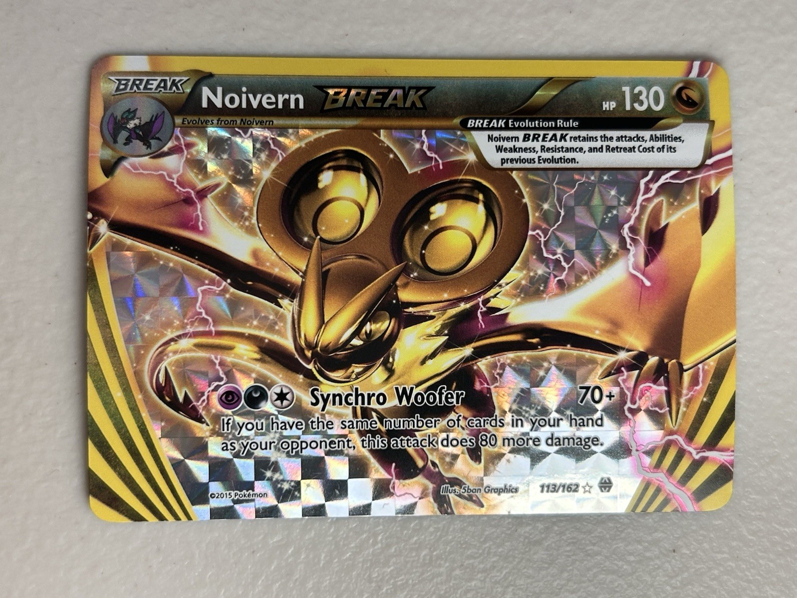 Pokemon BREAKthrough Noivern BREAK 113/162  LP