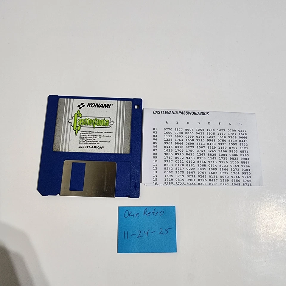 RARE Castlevania (Commodore Amiga, 1990) Game only - Tested and Working - Image 3 of 4