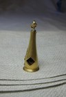 Cigar Cutter Diamond 10K Gold Art Nouveau Victorian 1915 Antique Pendant — photo 3