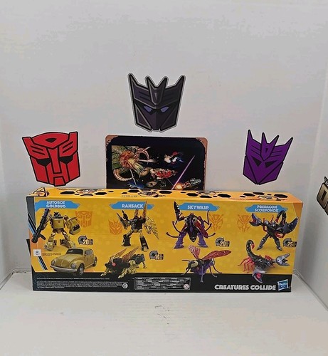 Transformers Legacy: Buzzworthy Bumblebee Creatures Collide 4-Pack - Picture 2 of 2