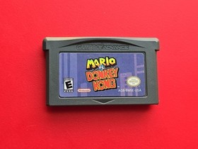 Mario vs Donkey Kong Game Boy Advance Nintendo GBA Authentic Saves Platformer