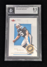 Dan Morgan Rookie Card RC BGS 8.5 NM 2001 Fleer Authority #148 /1350 Panthers. rookie card picture