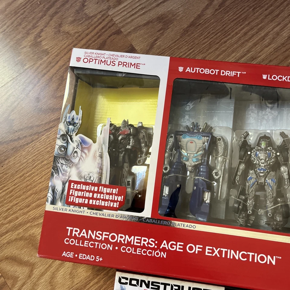 Transformers Age Of Extinction  Collection Construct Bots Drift Prime - Image 2 of 4