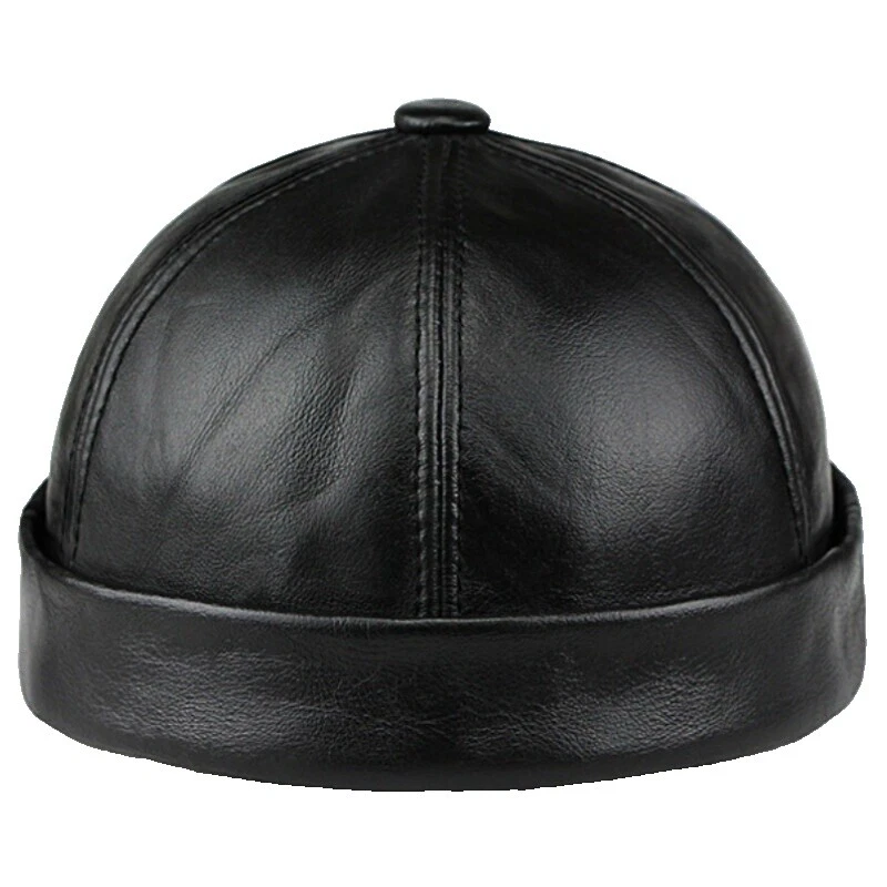 Size L Leather Hats for Men