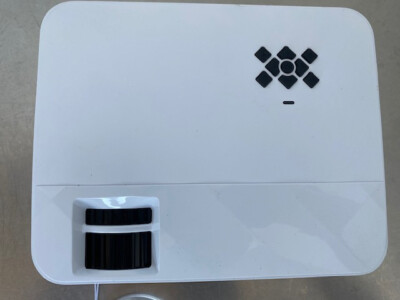 TOPVISION T21 Mini Projector 3600L Smartphone Sync HDMI VGA Home
