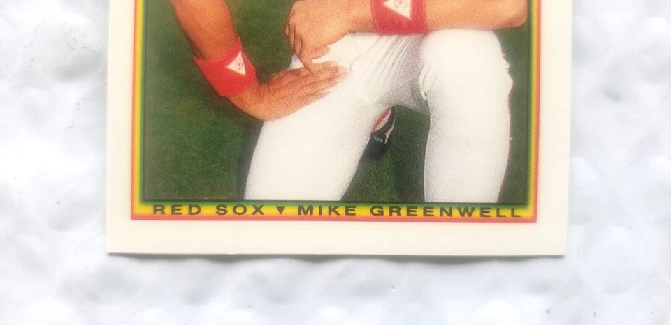 1990 Bowman  Tiffany - Mike Greenwell  - Card # 274 -  NICE CARD - NRMNT/MINT - Image 3 of 4