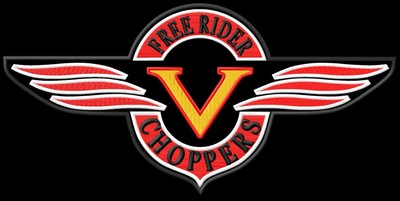 V Free Choppers Rider XL iron-on Aufnäher patch XL