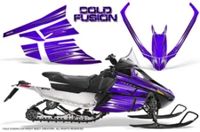 ARCTIC CAT F SERIES SNOWMOBILE GRAPHICS KIT CREATORX DECALS COLD FUSION PURPLE