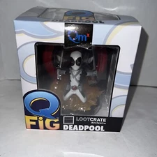 Deadpool Q-Fig Grey Variant Figure Loot Crate Exclusive QMX 2015 NEW IN BOX