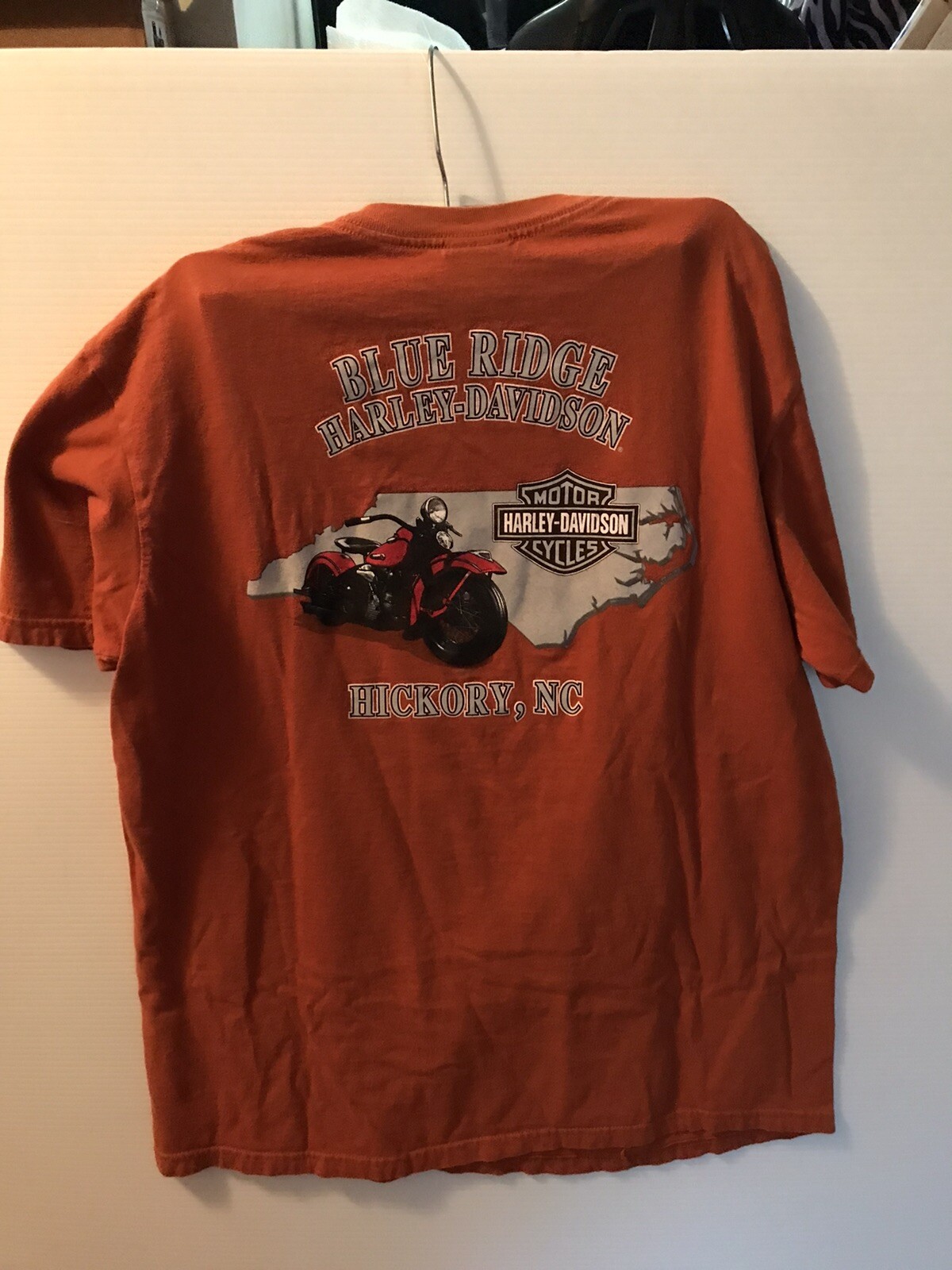 T-shirt Femme 100% Coton Orange Motif Hot Rod & US Surf's Up - Marque Original Roadbreaker Style, Neuf Avec étiquettes