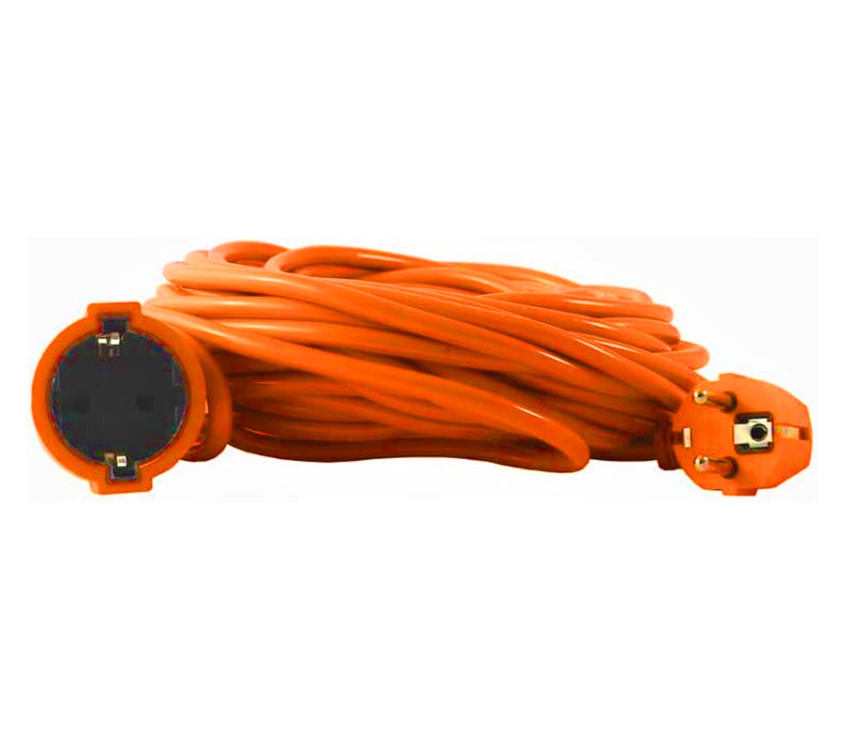 Prolunga Esterna PRO ELEC PEL01010 - 15 Metri, 1 Presa, IP54, Colore Arancione, Per Uso All'Aperto