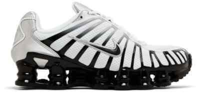 Nike Shox TL Metallic Silver Black Women s HQ4049-001 Size 6.5 NEW