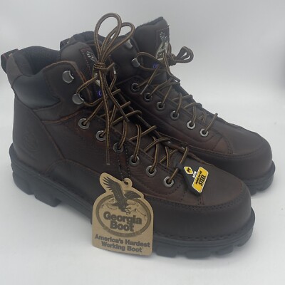 Georgia Boot Men's 11.5 WIDE - Eagle Light Wide Load Steel Toe Work Hiker
