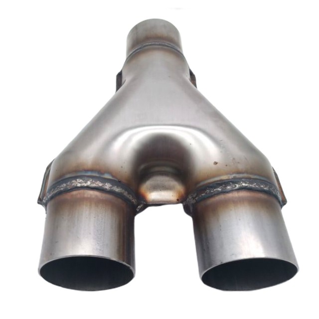 YPipe 2 1/4" ID Single x 2.25" ID Dual Exhaust Adapter Connector