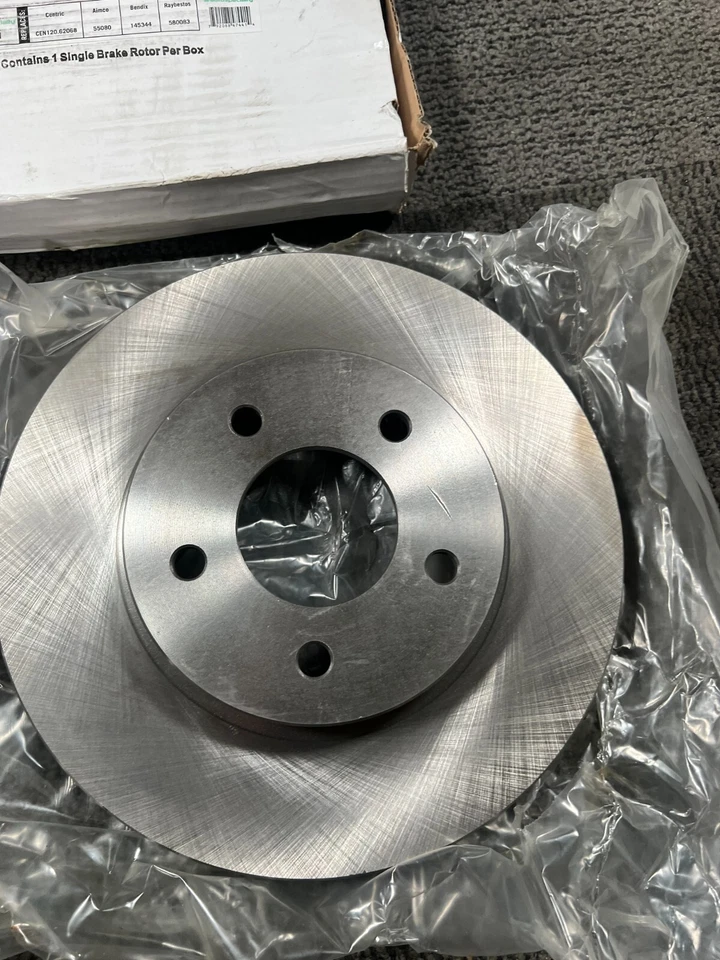 Rotor de freno delantero Autospecialty AR8271 PARA 05-06 Chevrolet Equinox plateado Foto 4 de 4