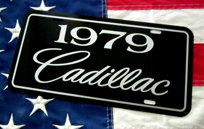 1979 Cadillac license plate tag 79 Caddy Seville Eldorado Coupe DeVille Sedan 
