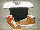 100% AUTHENTIC NEW MEN MCM COGNAC LOGO SIDE ZIP HIGH TOP SNEAKERS EU 45/US 12 — photo 6