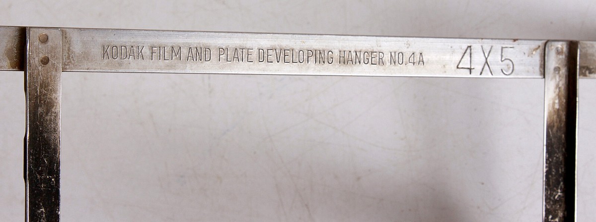 Original Vintage Kodak 4x5 Film & Plate Developing Hanger No. 4A