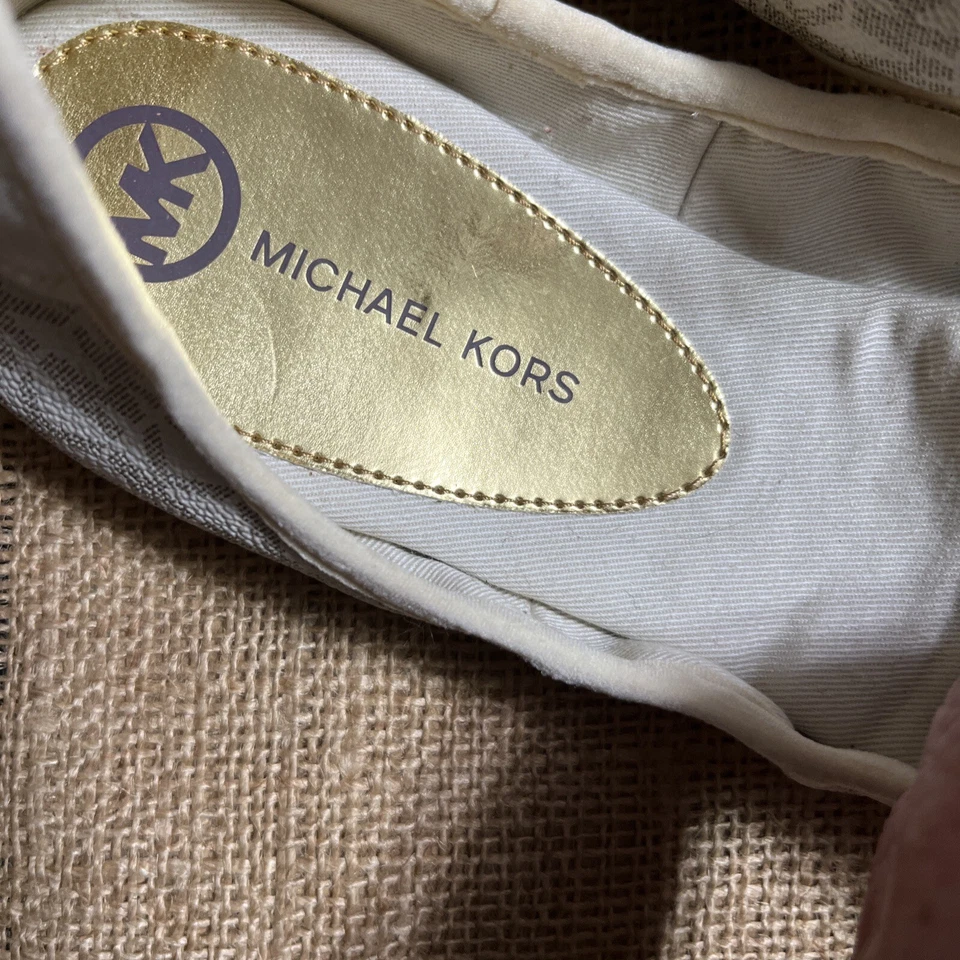 Bailarina Michael Kors Clásica Plana Moca Talla 9.5M Usada Foto 3 de 4